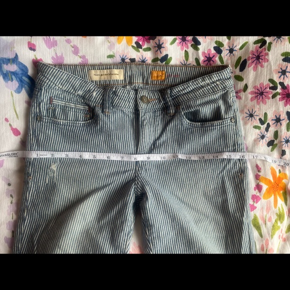 COPY - Anthropologie Pilcro and the Letterpress Pinstripe High Rise Skinny Jean… - Picture 10 of 13